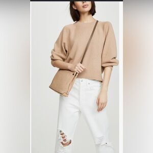 NWOT New Rag & Bone Compass Stitched Embroidered Suede Crossbody Bag Purse